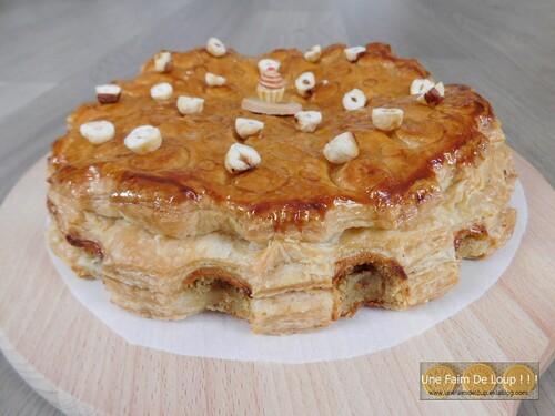 Galette des rois noisette / chocolat Dulcey