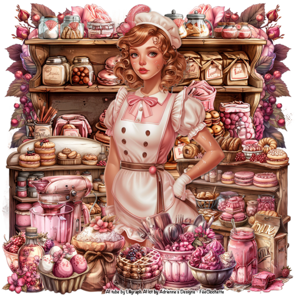 Pink bakery