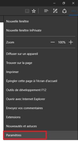 Edge Effacer les données de navigation