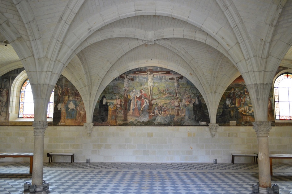 Abbaye de Fontevraud (3). La salle du chapitre