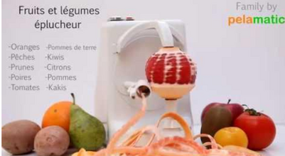 Pelamatic, un éplucheur électrique de fruits et légumes