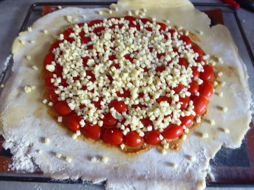 Une Tarte Rustique à la Tomate