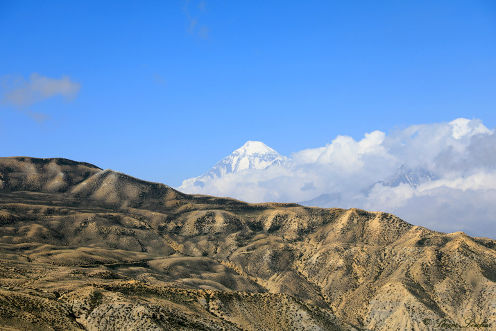 Col de Pa Pass 4183m d'altitude : vue sur le Dhaulagiri
