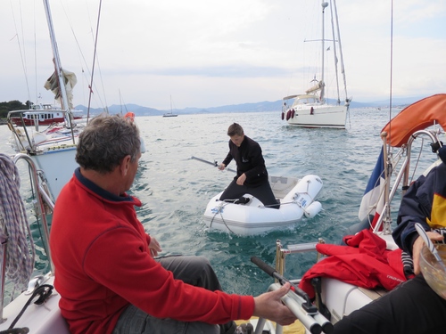 Première sortie aux îles avec l'éolienne