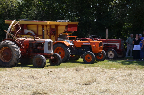 Des vieux tracteurs