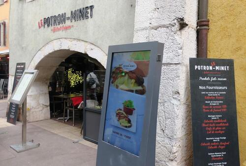 Le restaurant "Le Potron-Minet" à Annecy