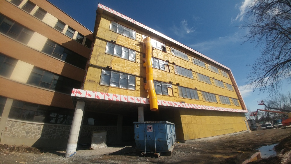 Progrès de la construction au Collège Nouvelles Frontières en date du 24 mars 2023