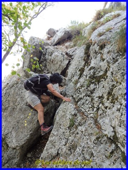 Sainte Baume, voie Gombault-sentier Estruch