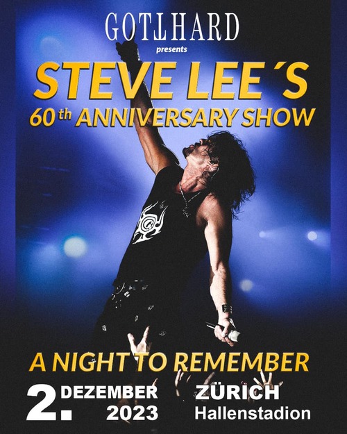 GOTTHARD : Un concert spécial 60 ans de Steve Lee