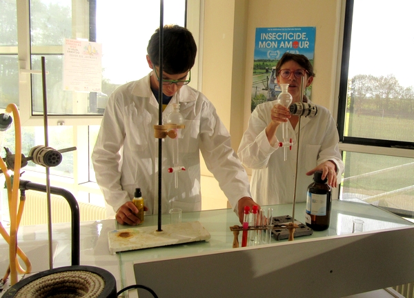 Pendant la Journée de la Science, les élèves de seconde générale et technologique du Lycée de la Barotte ont réalisé des expériences...