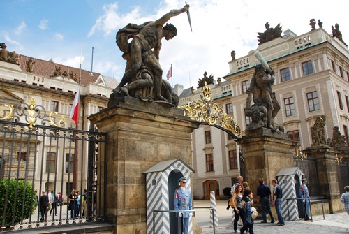 Prague: le château et la cathédrale Saint Guy (photos)