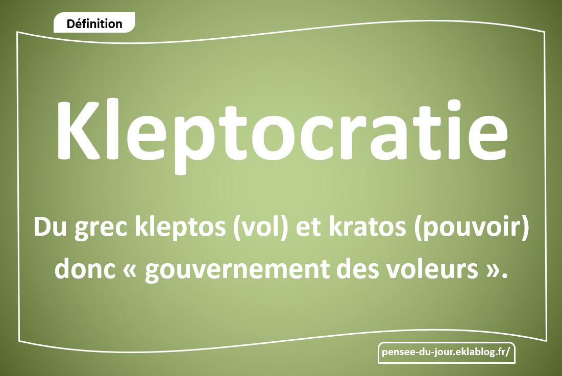 Kleptocratie