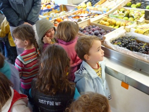 Sortie au marché des MS