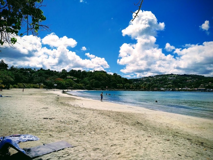 Plage de Raisiniers Trinité Martinique