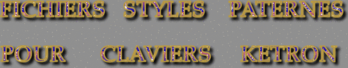 FICHIERS STYLES PATERNES SÉRIE 8086