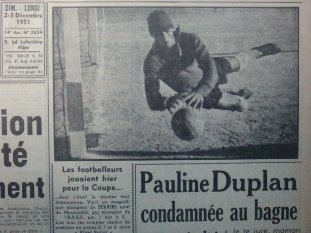 2.12.1951 Coupe AFN MCA-ASSE 1-0