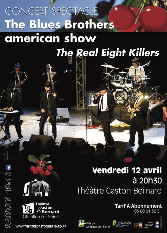 "The Blue Brothers american show" vont enflammer le théâtre Gaston Bernard ....