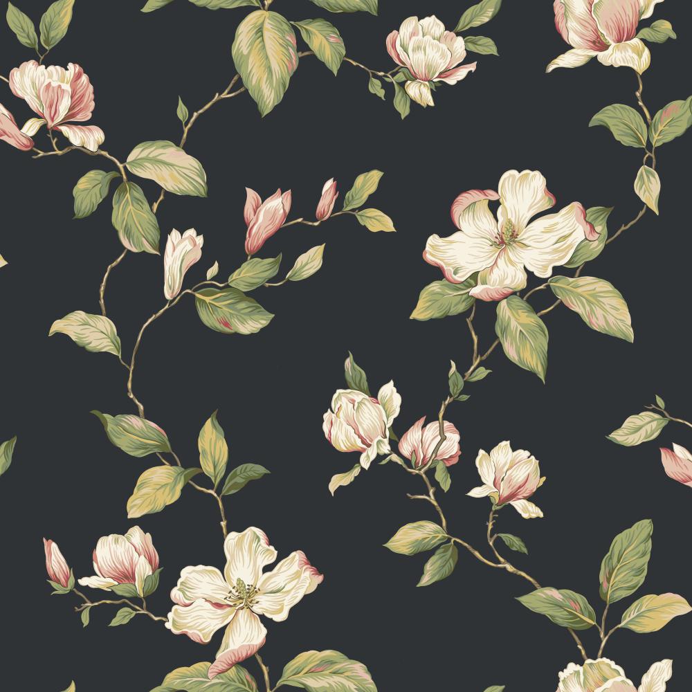 Ashford House Blooms Magnolia Wallpaper