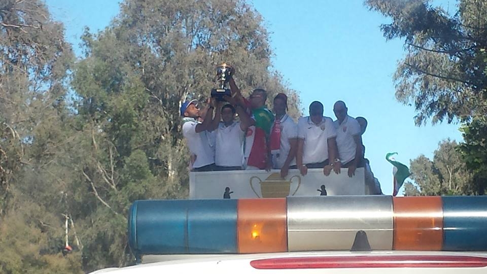 Samedi 03.05.2014 La parade du MCA dans les rues d\'Alger