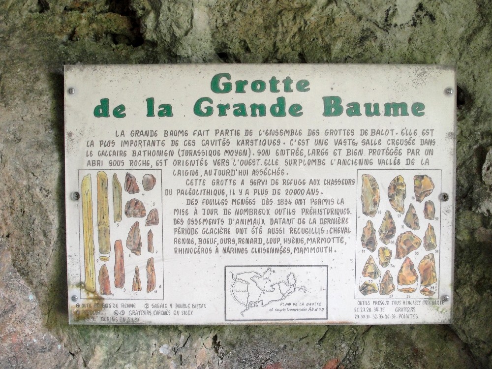 La grotte de la Baume - Châtillonnais