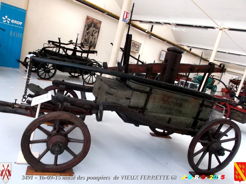 Musée du Sapeur Pompier d'ALSACE  1/3  01/26   VIEUX FERRETTE  68   D  18-04-2016