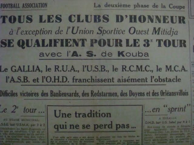 Dimanche 29.9.1946 Coupe MCA-CAP 5-0