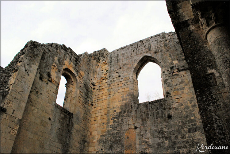 Transept et travée principale (Abbaye de la Sauve Majeure)