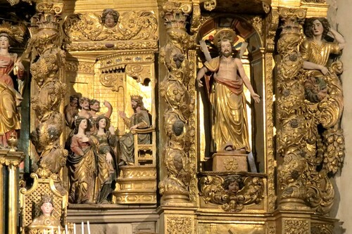 En Catalogne, le retable de l'église de Prats de Mollo