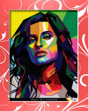 Dessin et peinture - video 2188 : Un peu de peinture colorée grâce au "Pop Art".