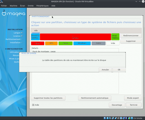 Installation d'un Serveur sous Mageia 8