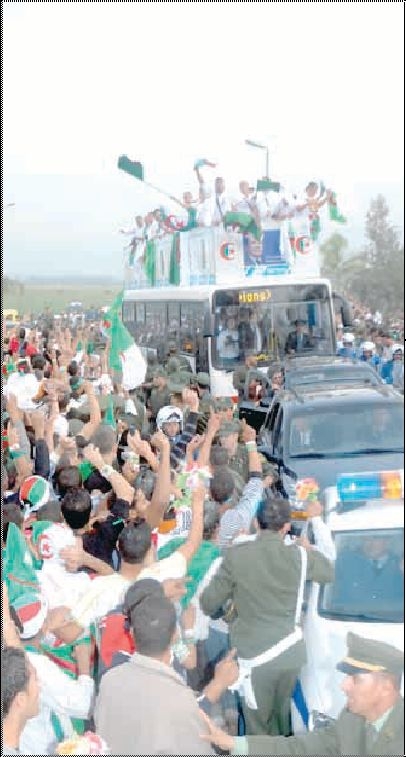 Retour triomphale à Alger le 19.11.09