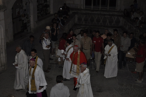 Procession du 14 août 2013 avec le cardinal Ouellet