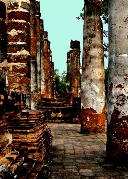 Thaïlande : le royaume de  Sukhothai « l'ancienne capitale »  et ses temples, patrimoine mondial UNESCO de 1991