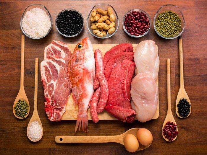 Manger beaucoup de protéines est bon pour prévenir les maladies du coeur.