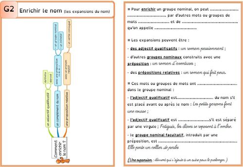 Leçon G2 Les expansions du nom DYS