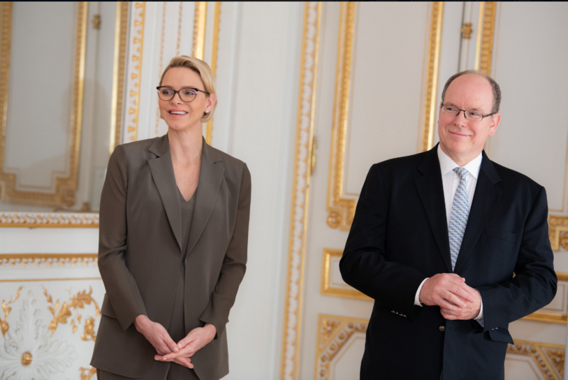 Princesse Charlene le prince Albert et la campagne de sécurité  routière