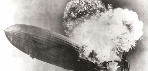 dirigeable Hindenburg explosion