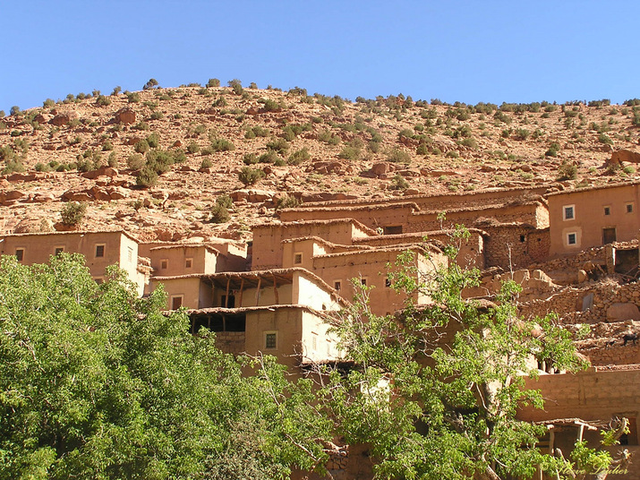 Village du Haut Atlas, Maroc