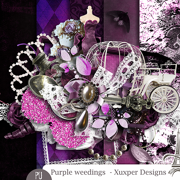 Purple weeding de Xuxper designs