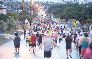 season marathon hawaii runners running