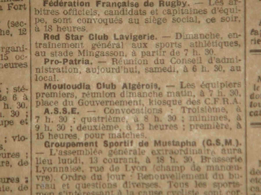 Réunion pour préparer le déplacement