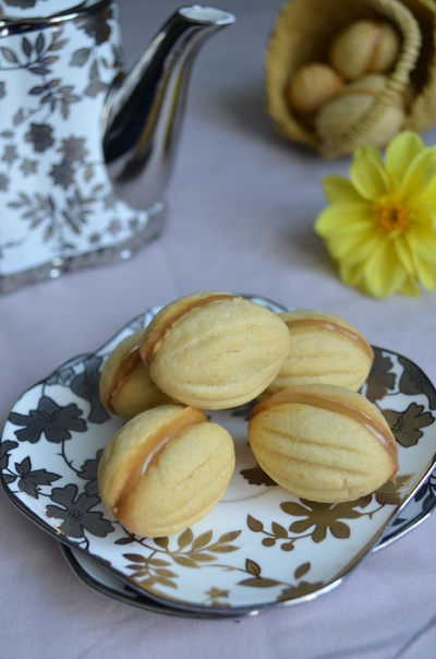 Noix Sablé {à la confiture de lait}