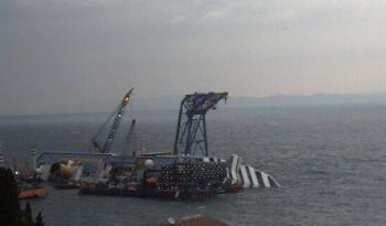 concordia13.12 Photo copie ecran de la webcam de l'ile prise par moi même