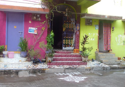 kolam dans Mahabalipuram