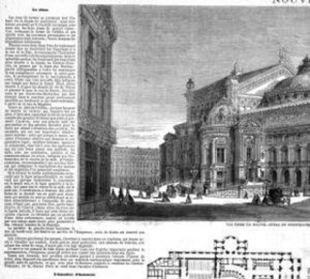 Le Figaro présentait le futur Opéra Garnier