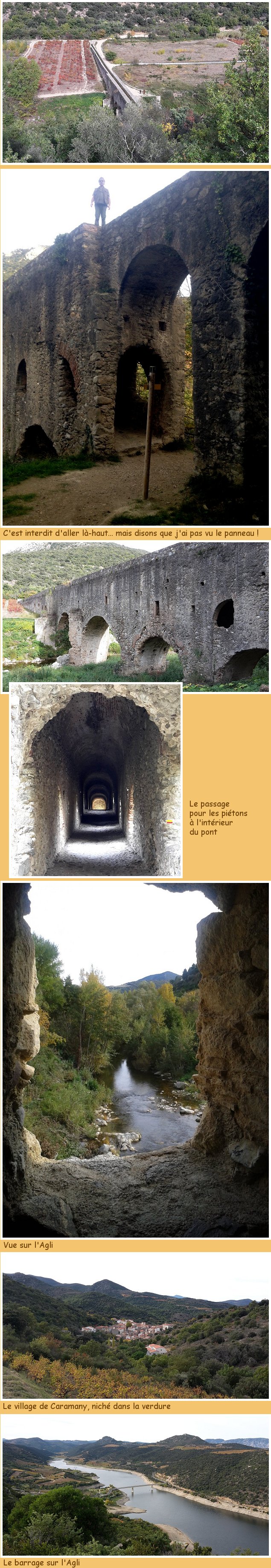L’aqueduc romain sur l'Agli