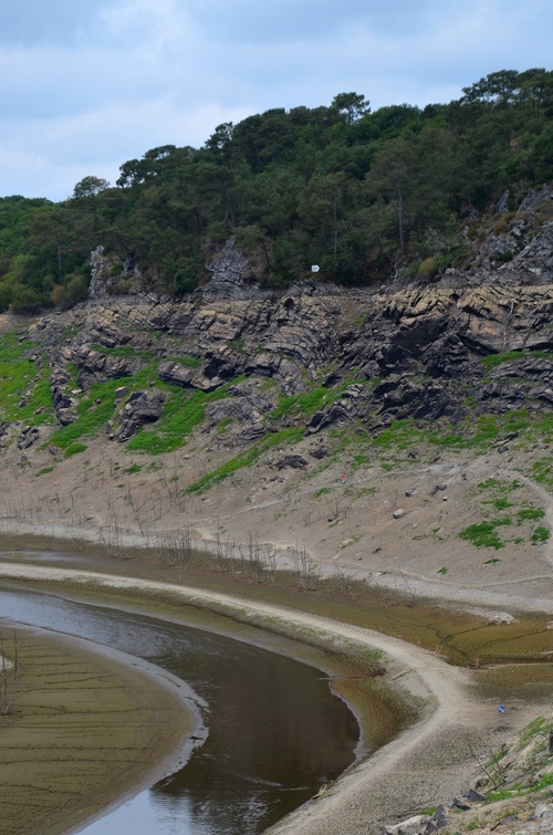 Assec du lac de Guerlédan