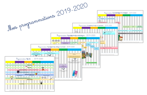 Mes programmations 2018 - 2019