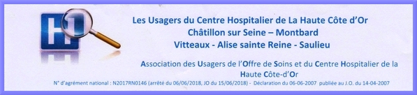 L'Assemblée Générale des Usagers du Centre hospitalier de la Haute Côte d'Or  a eu lieu le mercredi 27 novembre 2019