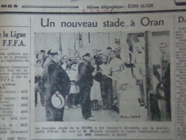 inauguration du stade essenia d\'oran
